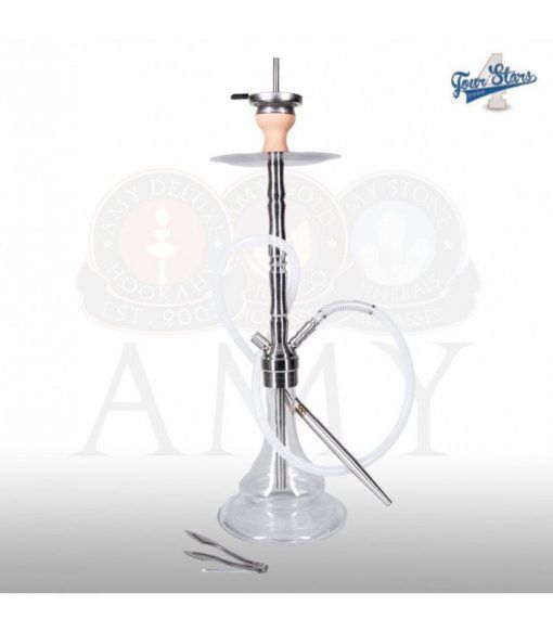 4-Stars Edelstahlshisha 1003 transparent