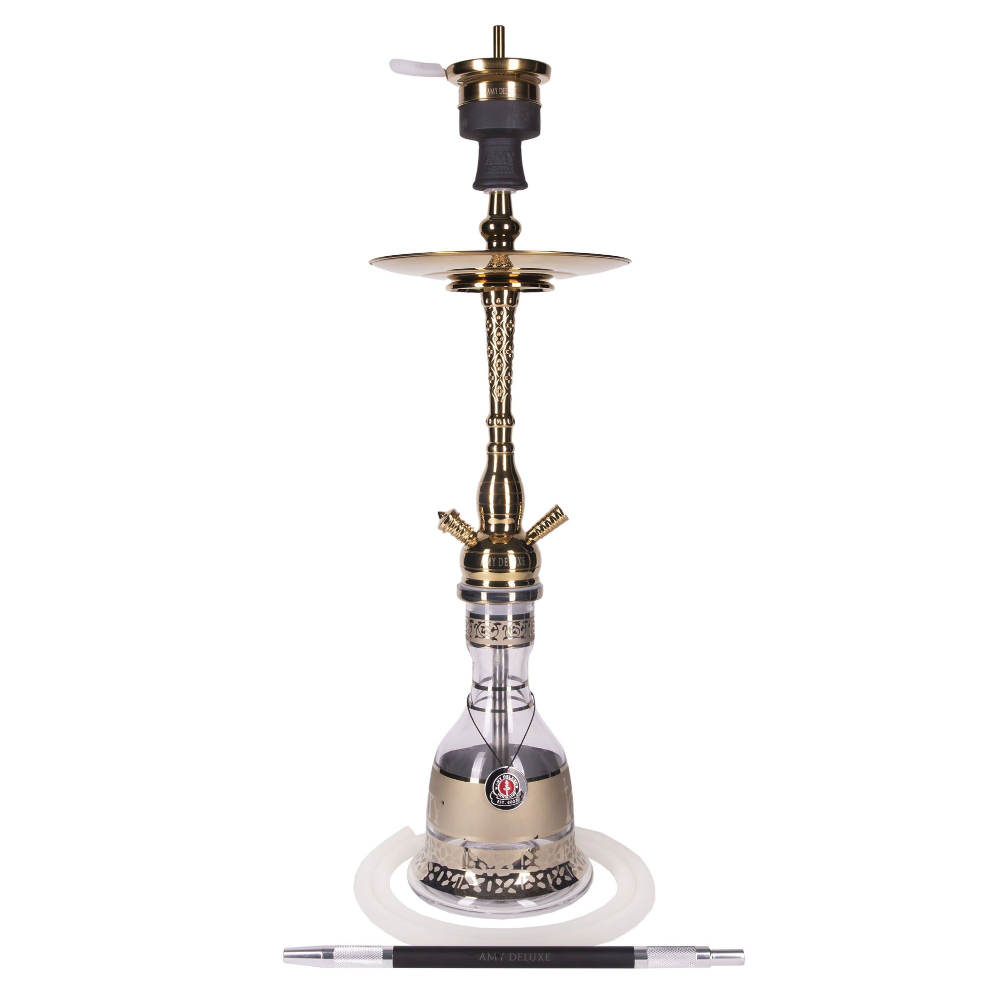 Messing Shisha Amy Deluxe 091.01 Gold Little Tura GD-TR