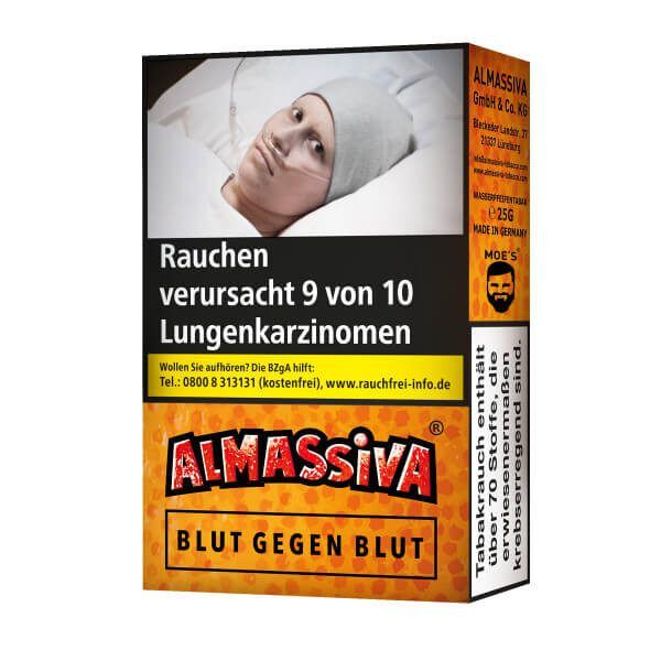 ALMASSIVA Tobacco 25g - Blut gegen Blut