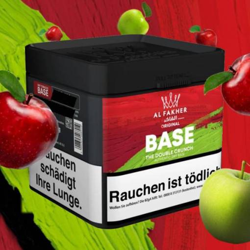 Al Fakher Base 500g - The Double Crunch | Shisha Tabak 500g | Shisha Tabak 500 gramm | Shisha Tobacco 500g | Shisha Tobacco 500 grams | Hookah Tobacco 500g | Hookah Tobacco 500 grams
