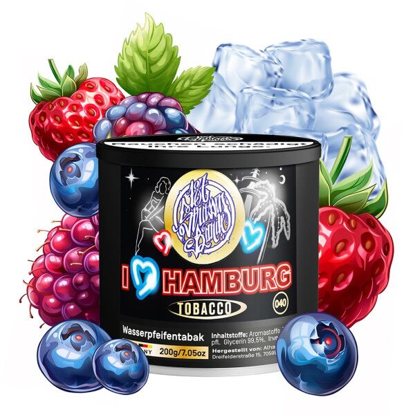 187 Tobacco 200g - I Love Hamburg | Shisha Tabak 200 gramm Shisha Tabak 200g | Shisha Tobacco 200 gram | Shisha Tobacco 200g | Hookah tobacco 200g | hookah tobacco 200 gram