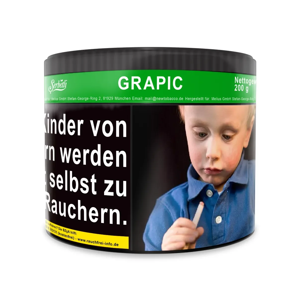 Serbetli Shisha Tabak 200g - Grapic
