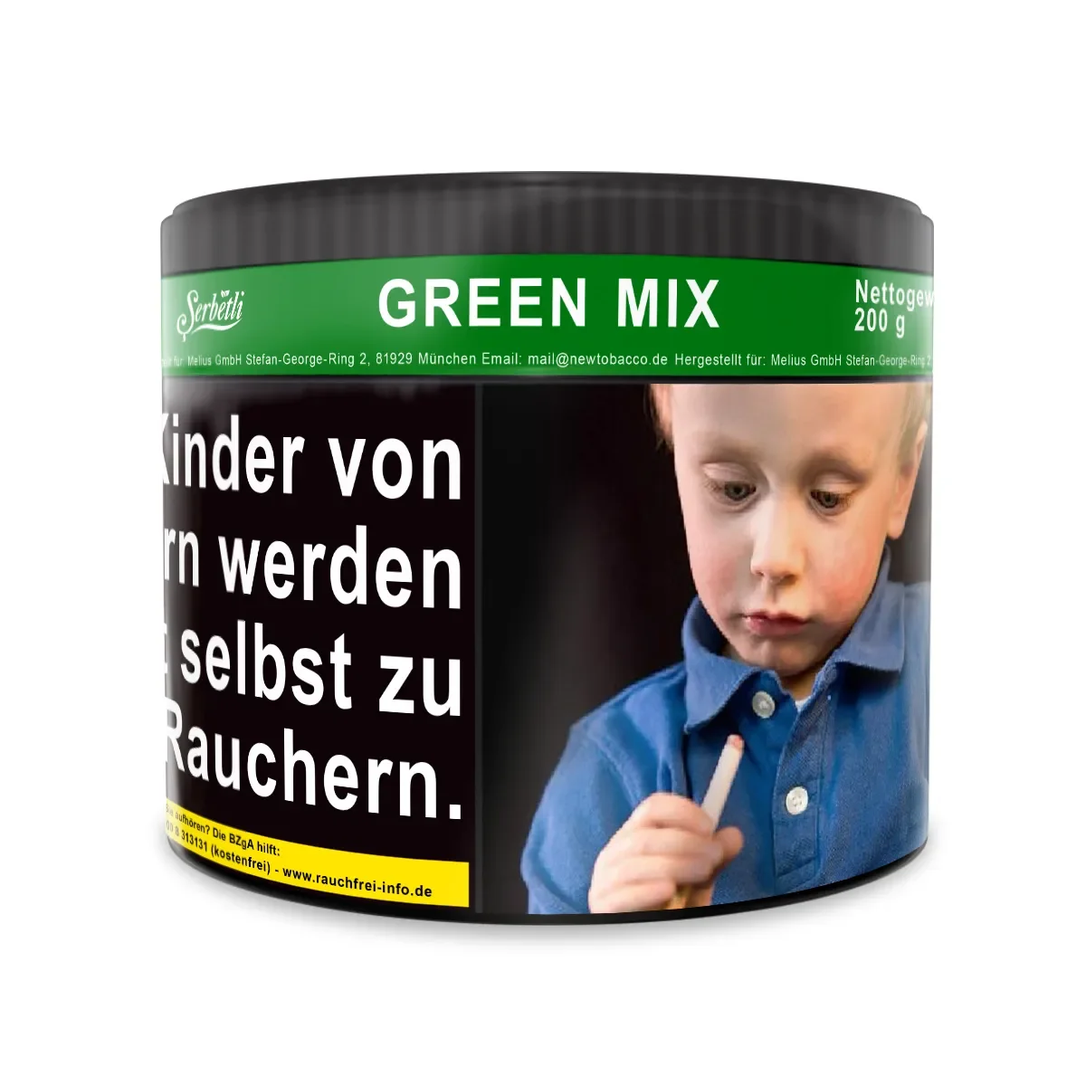 Serbetli Shisha Tabak 200g - Green Mix