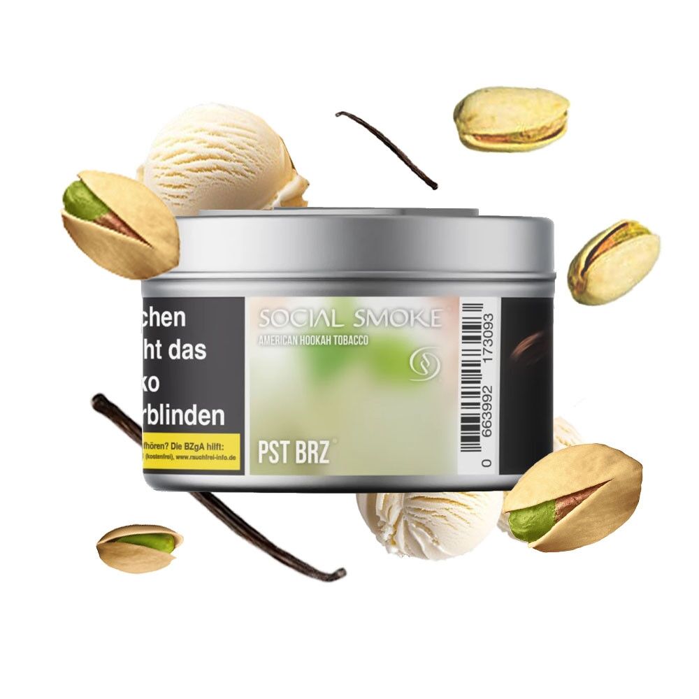 Social Smoke 200g - Pst Brz | Pistazie Vanille Minze