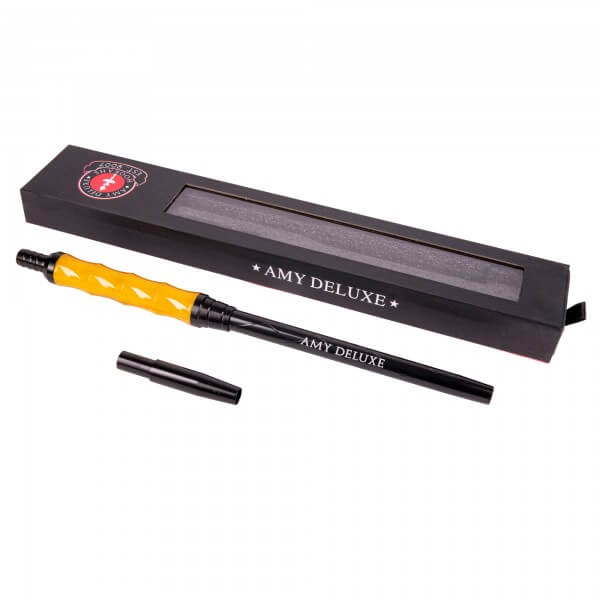 AMY DELUXE Aluminiummundstück mit Acryl-Ummantelung MSAL023YW.01-BK
